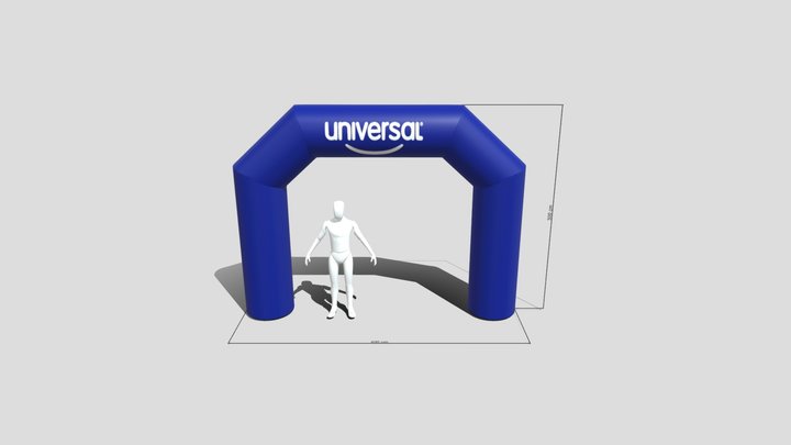 Arco 4_0 x 3_0 m 3D Model