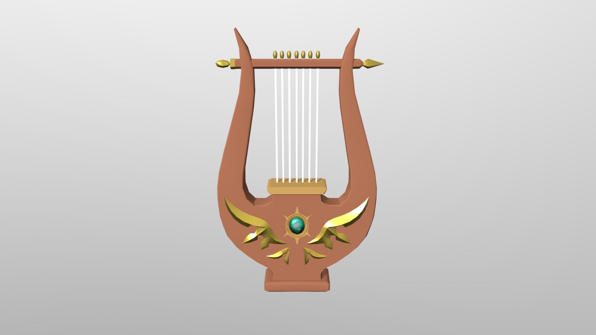 Holy Lyre The Heavens Venti Harp Genshin Impact Inspired ...