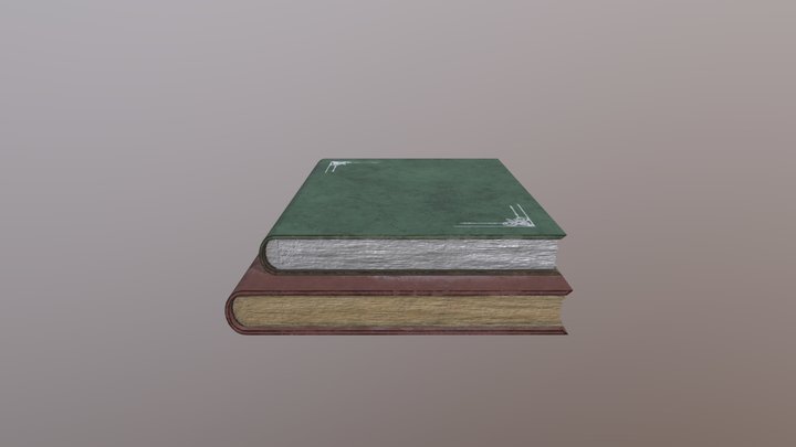 Stack of books 3D Model