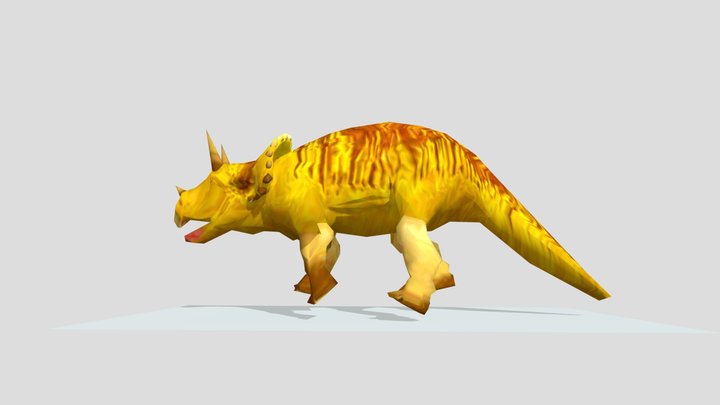 Dino Dan - Dino Defence HD Triceratops 3D Model