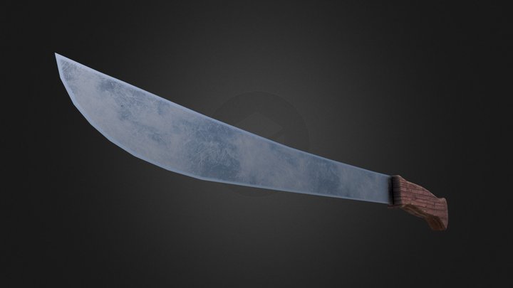 Classic Machete 3D Model