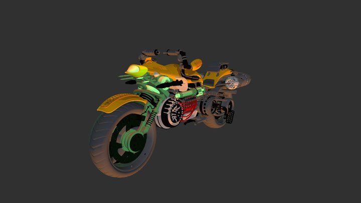 Motorcycle 3D Model