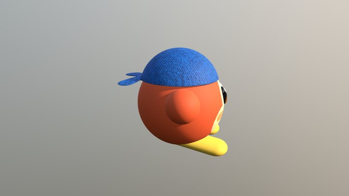 Bandanna Dee 3D Model