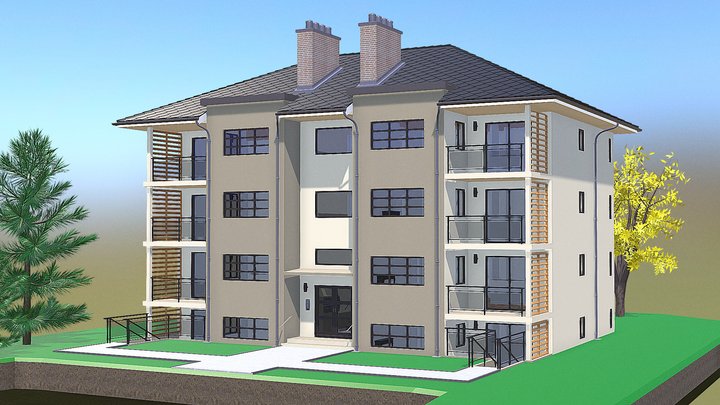 Immeuble 3D Model