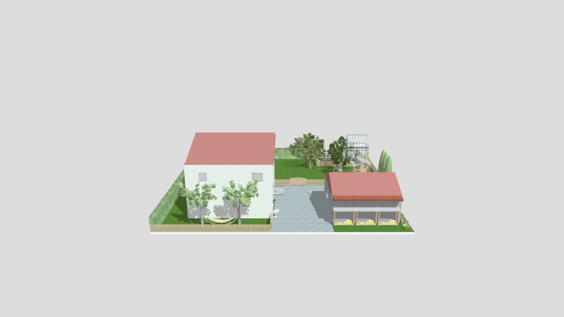 modern family house
