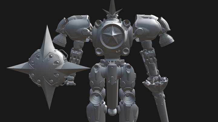 Star Knight_wWeaponry 3D Model