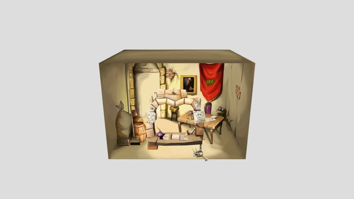 turculu_guard_post 3D Model