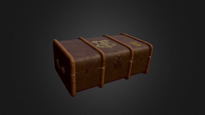 Harry Potter Trunk 3D Model