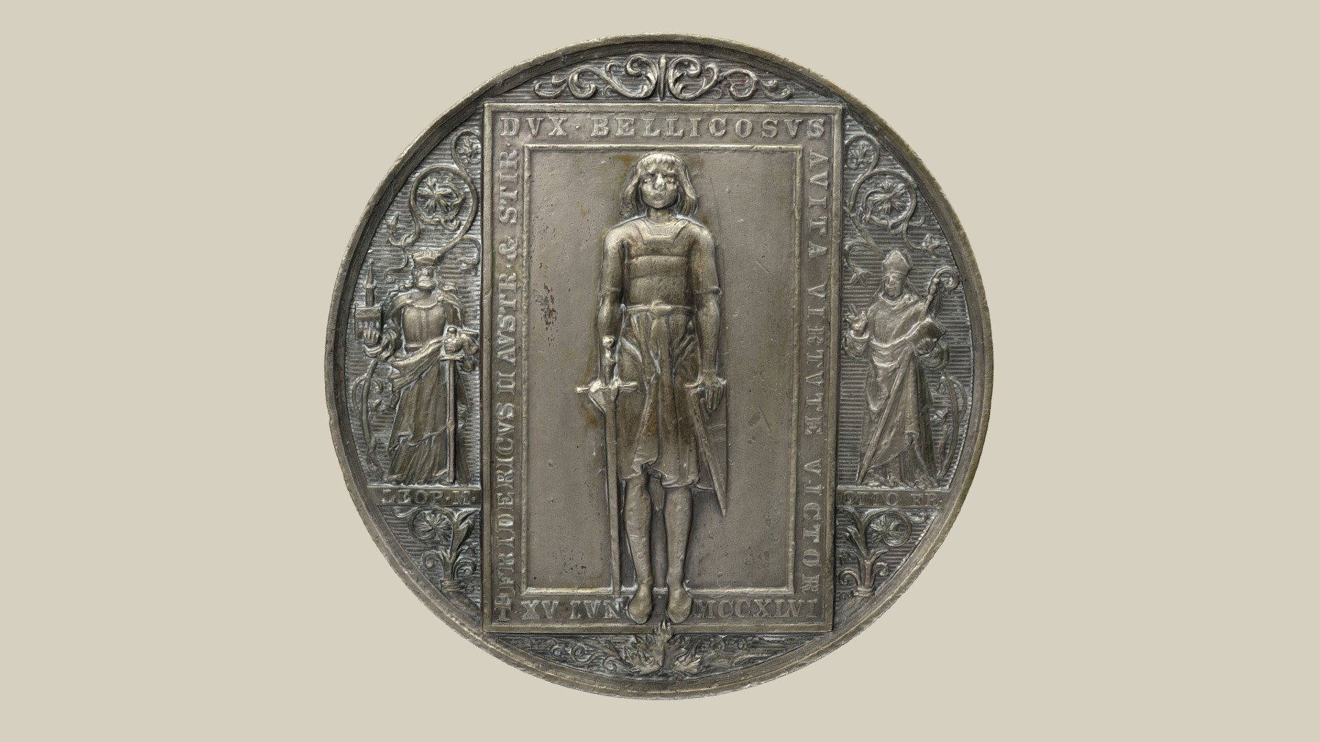 Medaille Friedrich II. — Sketchfab embed 3D viewer