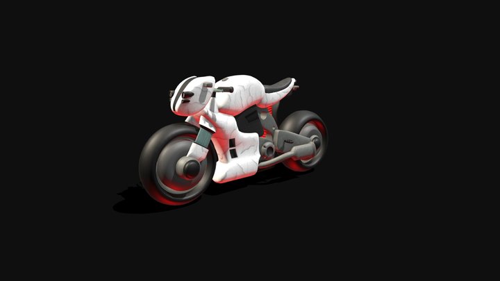 Cyberpunk motorbike – Modèle 3D gratuit STL