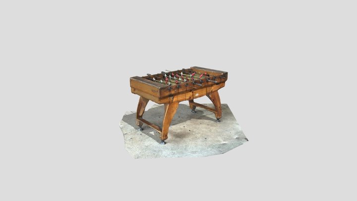 Mesa Futbolin 3D Model