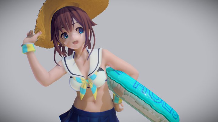 Tokino Sora(Holo Live Summer .ver) 3D Model