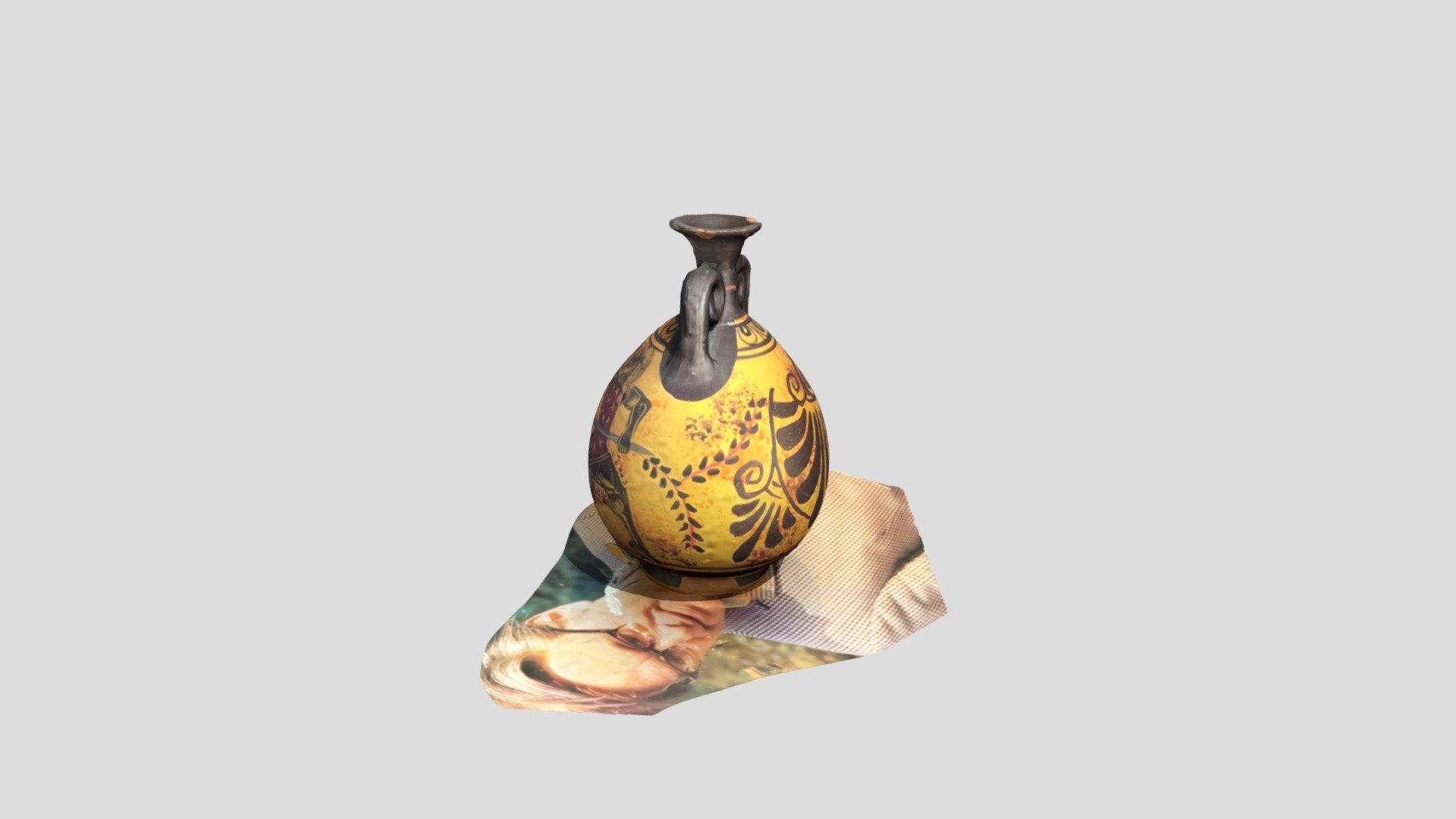 Greek Vase — Sketchfab embed 3D viewer