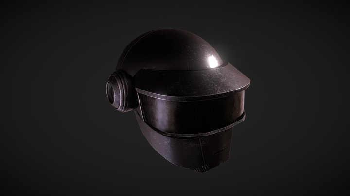 Daft Punk - Helmet 3D Model