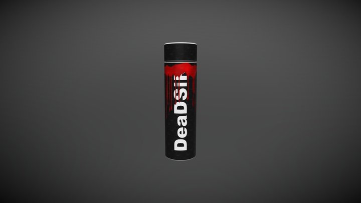 Tactical Matte Water Flask 3D Model