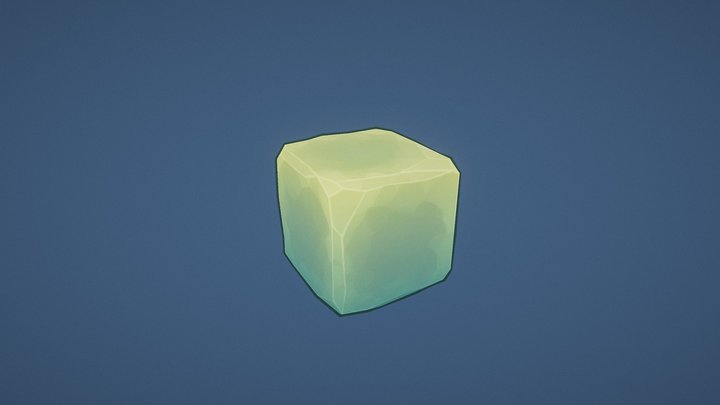 Toon Outlined Material Test 3D Model