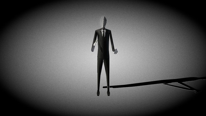 SlenderMan 3D Model