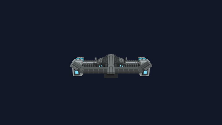 Spaceship 3D Model