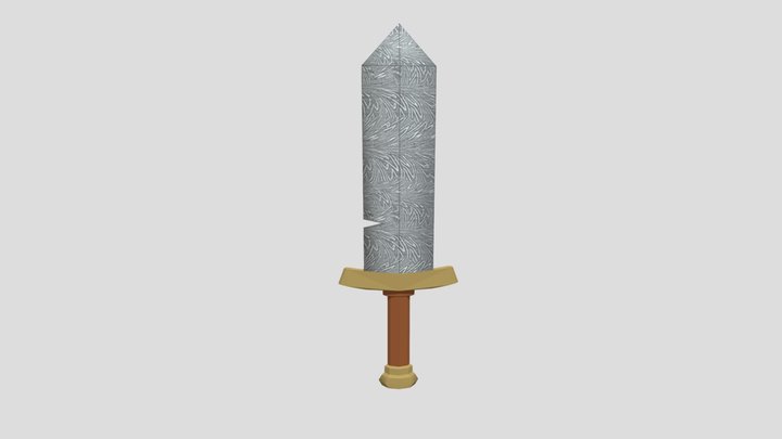 Sword UV 3D Model