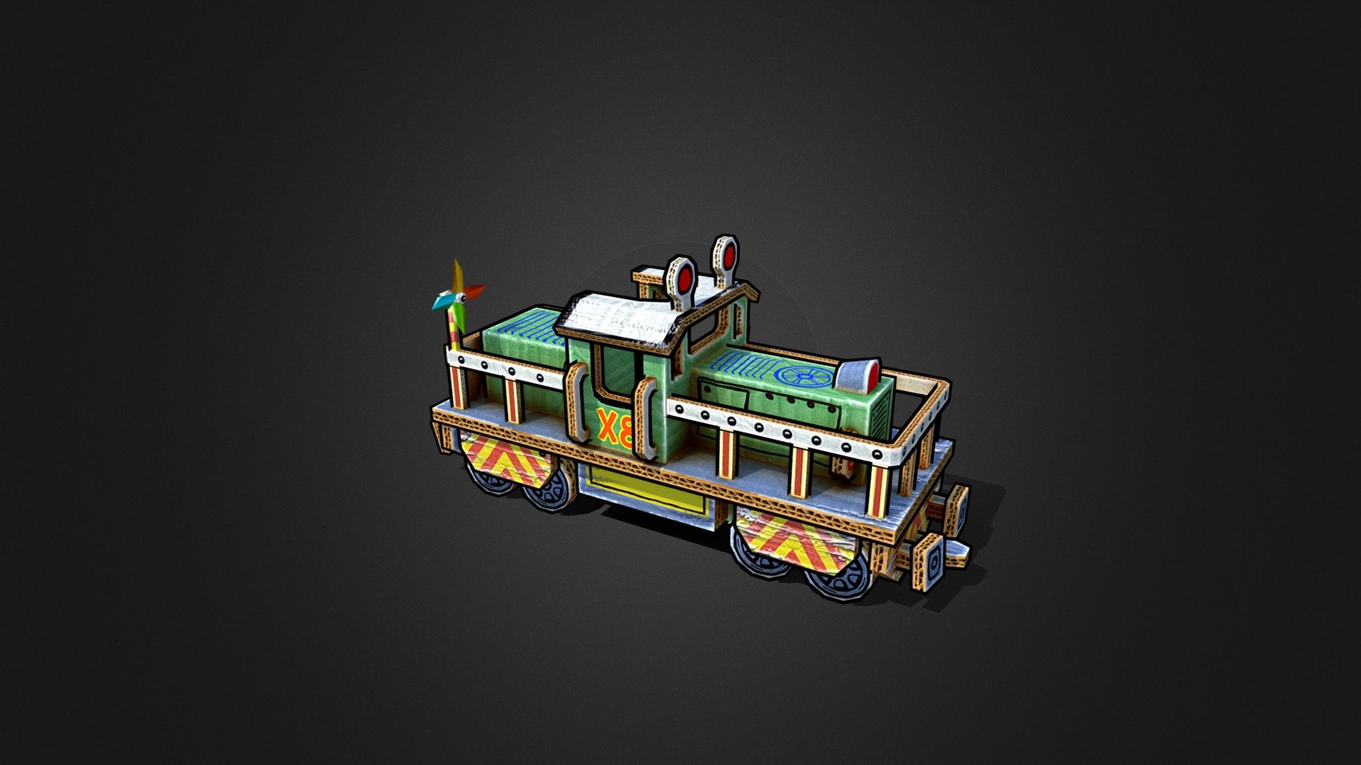Paper Train Rush the mobile game 3D model by endike [17642b3