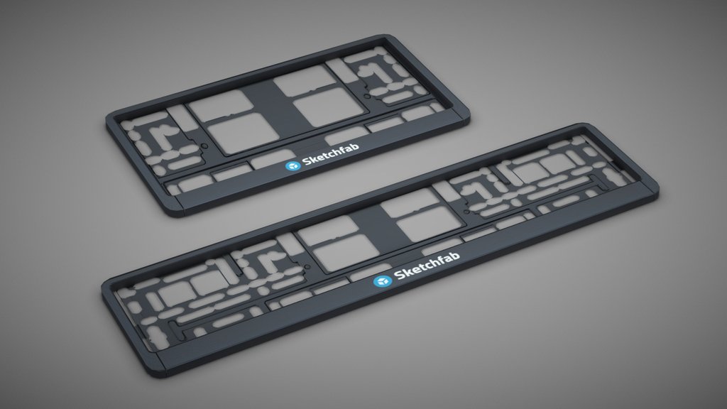 License plate frames