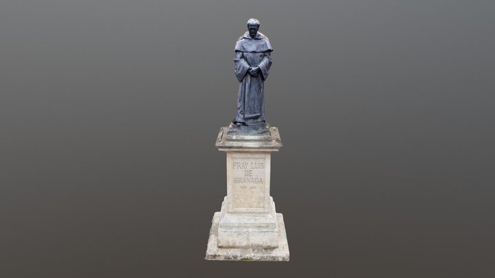 Estatua de Fray Luis de Granada 3D Model