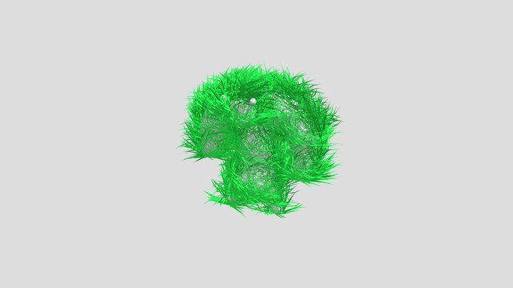 Grass Monster 3D Model