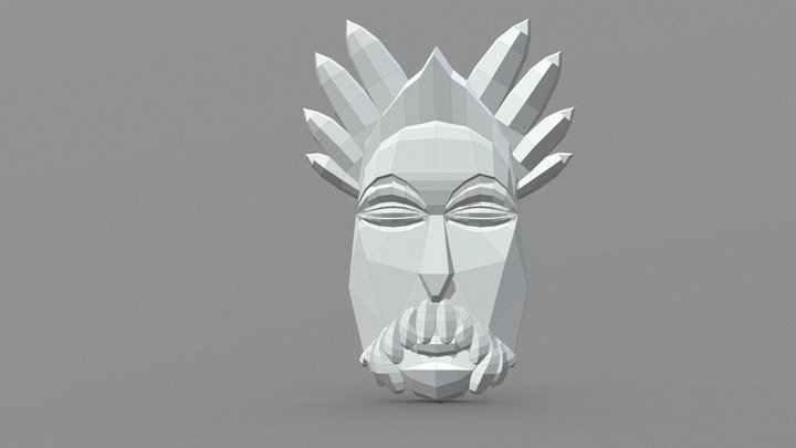 Decorative mask 3D Model