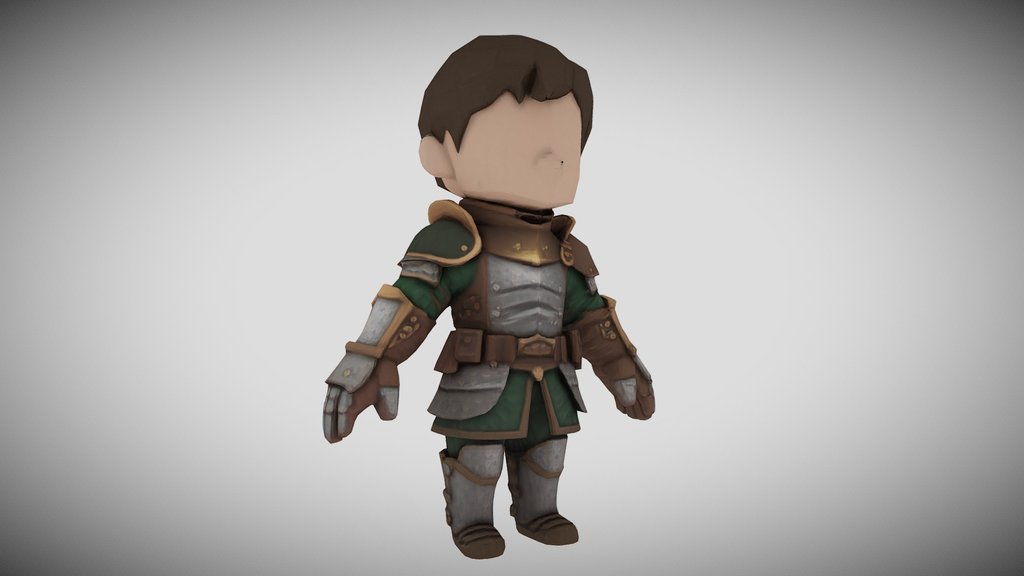 Chibi Faceless Warrior