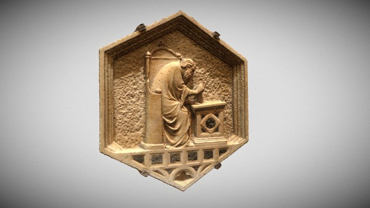 Andrea Pisano - Architecture Relief, Florence 3D Model