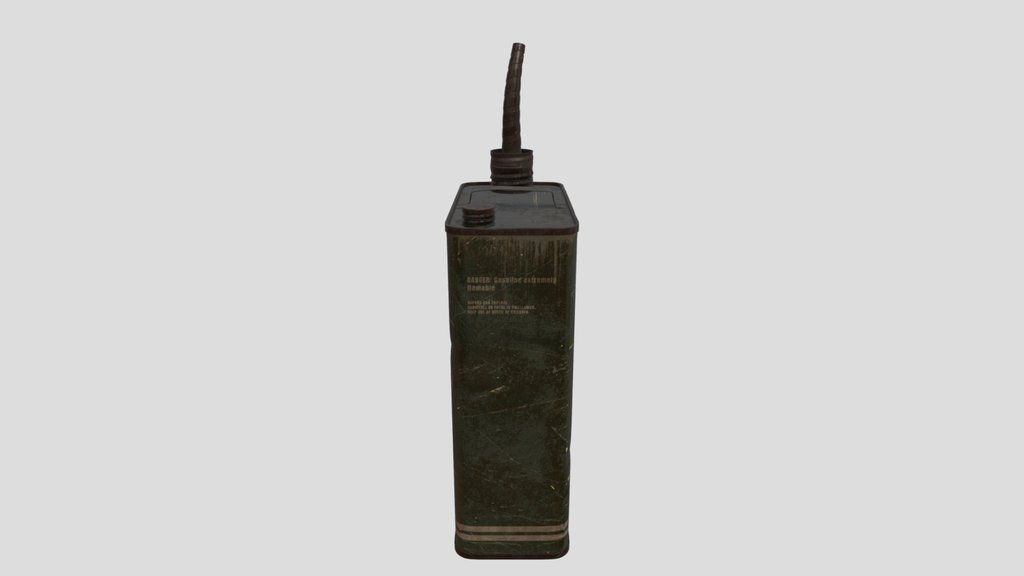 Gasoline Bidon Retro