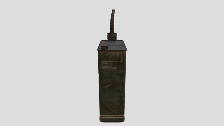 Gasoline Bidon Retro – Gratis 3D-model STL