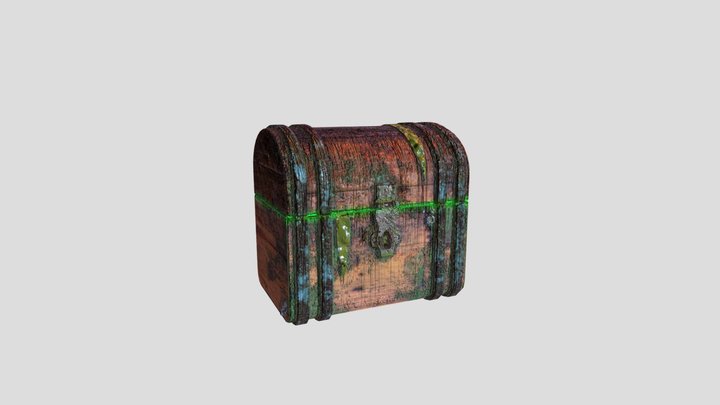 Mystical Treasure Chest 3D Model