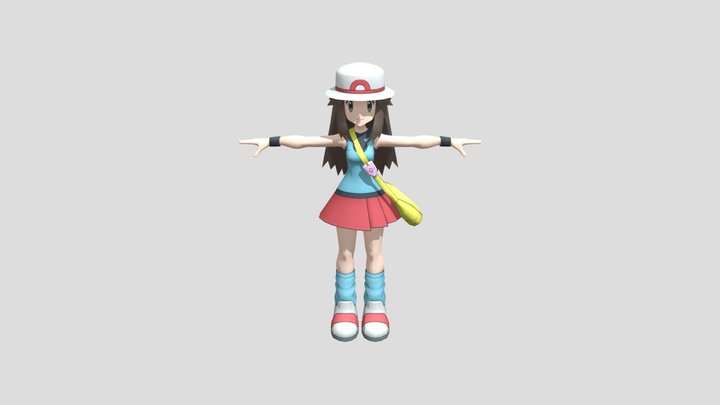 Leaf Pokemon 3D Model