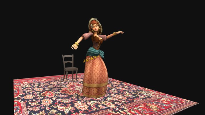 Character animation 3D Model