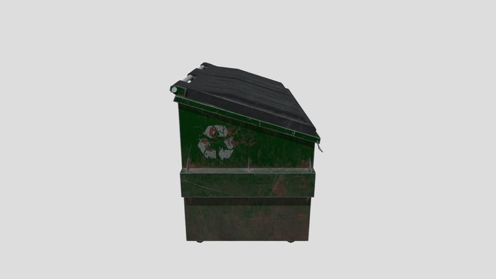 3D Garbage Container 3D Model