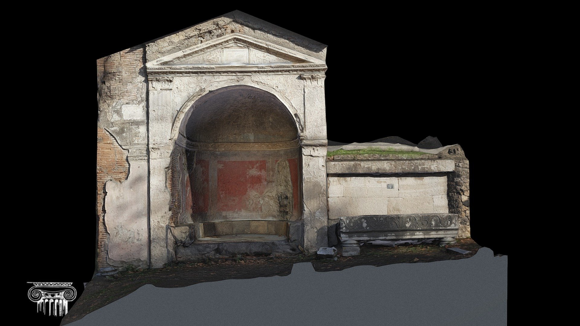 NECROPOLIS POMPEII (RETOPOLOGY)
