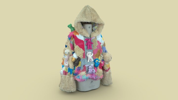Plush hoodie 3D Model
