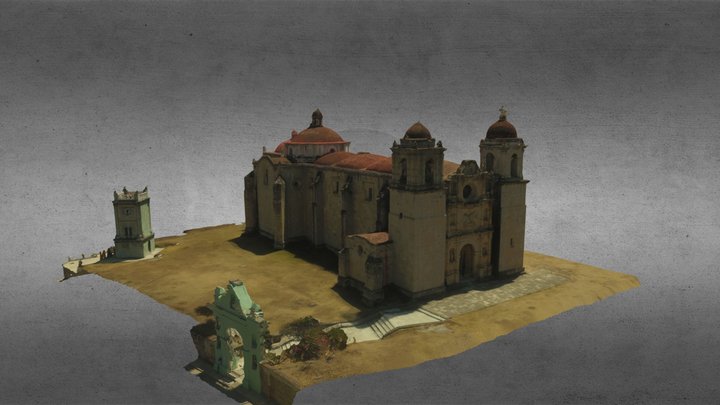 Templo Santo Tomás Ixtlán 3D Model