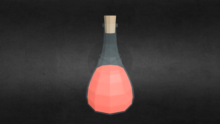 Potion Bottle 11 3D Model