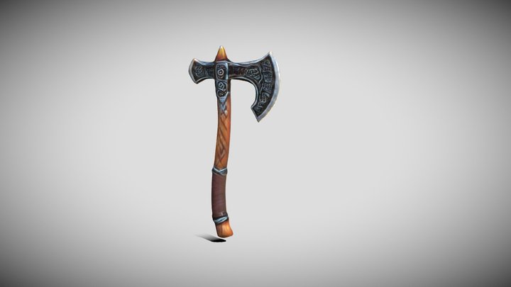 Hache "La Lame des Anciens: Modélisation 3D " 3D Model