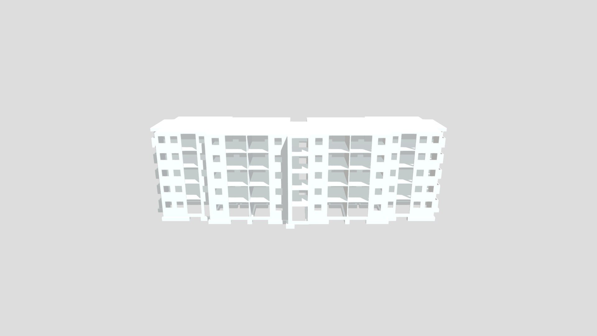 Modelo Estructural Torre A, Condominio "Renacer"