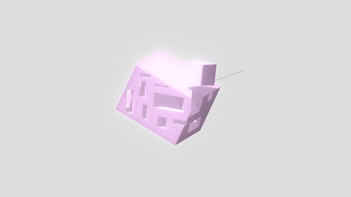 Abstract Cube Art 3D Model