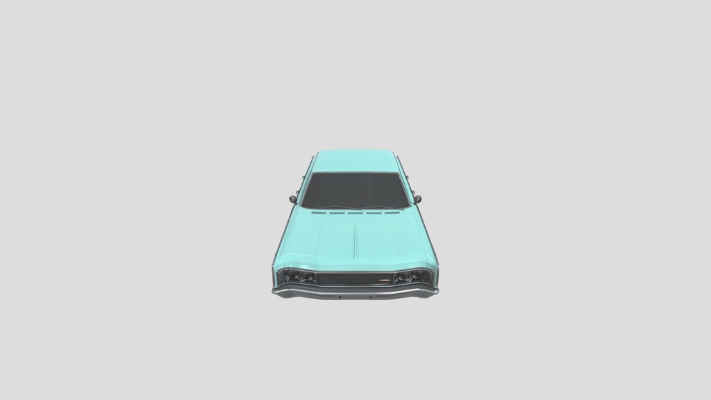 Luxury Retro Sedan Car