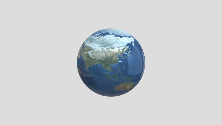 Earth Terra usdz 3D Model