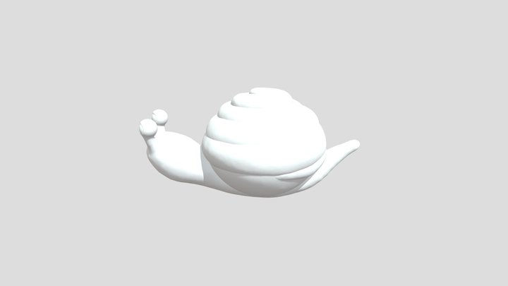 Cute Snail 3D Model