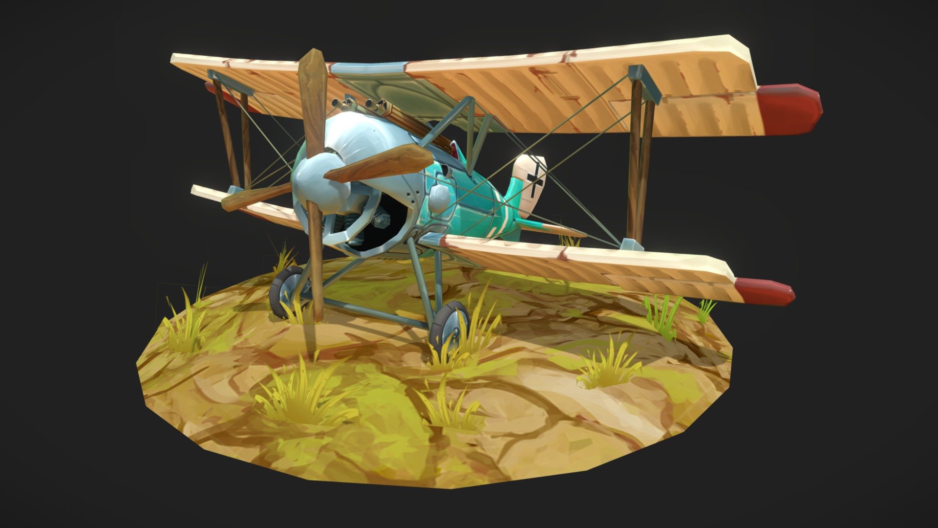 Swift Schuckert Handpainted Plane