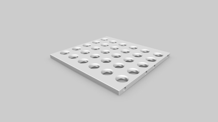 Shelf plate (m-board6) 3D Model
