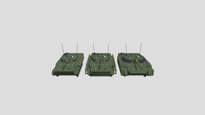 [Q.M.P] BMP-3 Family 3D Model