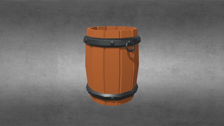 Port barrel 3D Model